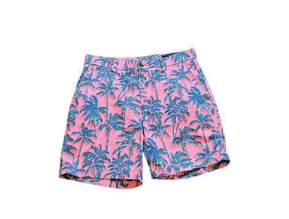 Vineyard Vines Men's Size 30 Breaker Shorts Tropical All Over Print Performance